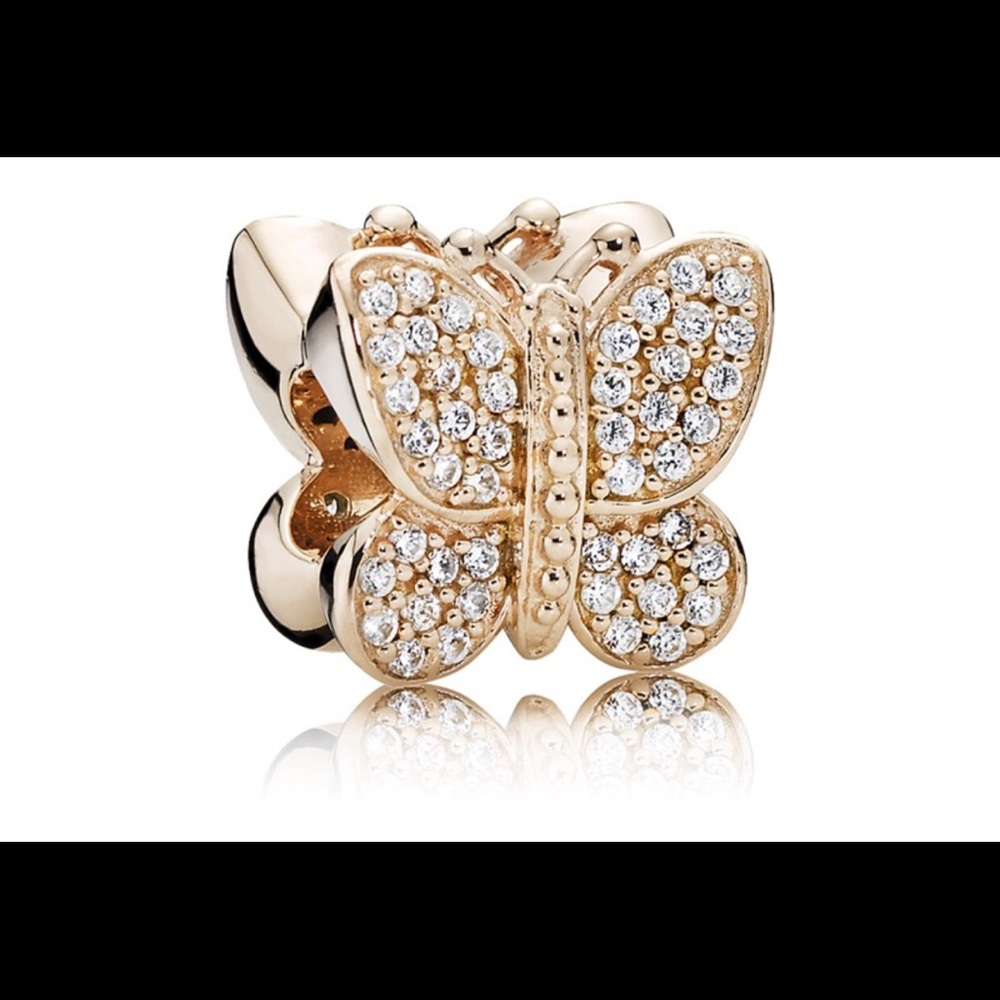 Pandora Rose Sparkling Butterfly
